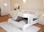  Кровать Венеция с подъемным механизмом Белый 180x200